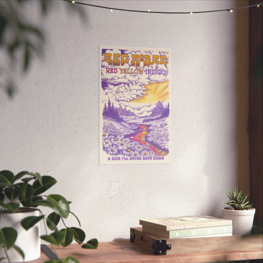 Red Yellow Indigo Dreamland Poster