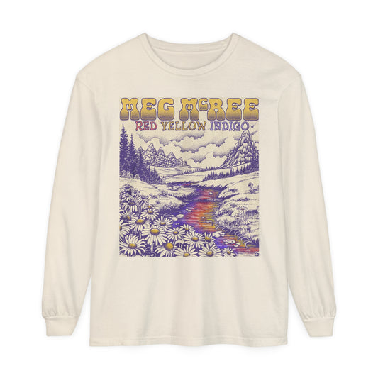 Red Yellow Indigo Comfort Colors Long Sleeve